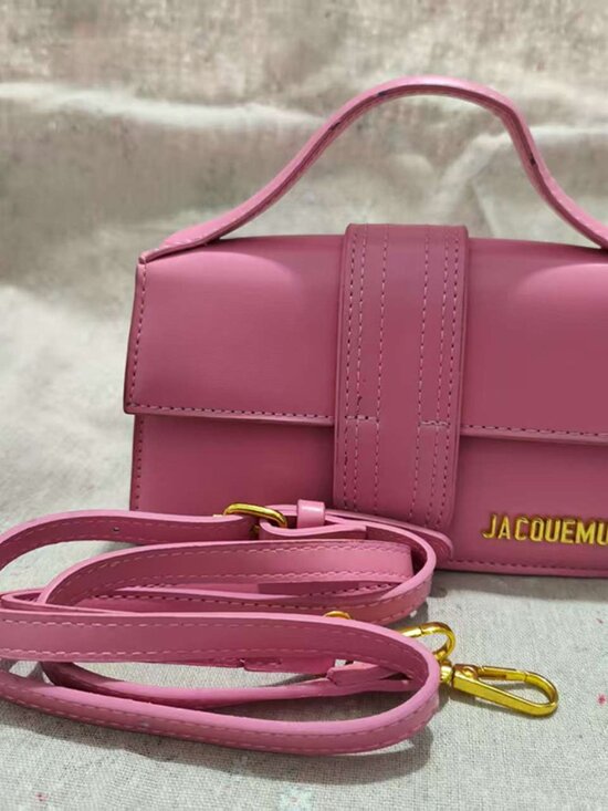 Jacquemus Handbags - Jacquemus Le Chiquito Pink Leather Tote